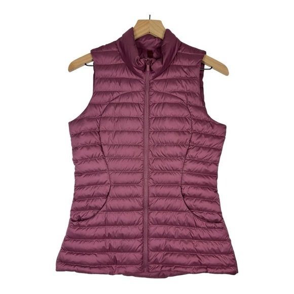 Lululemon Sz 4 Pack it Down Vest Plumful Purple Gray Goose Down Packable - Picture 1 of 10